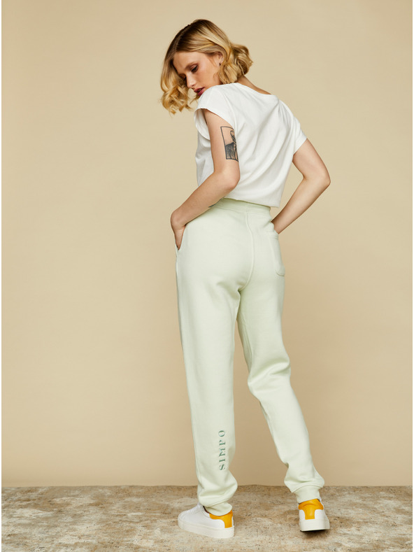 SIMPO Světle zelené unisex tepláky Simpo Free Time