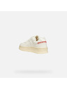 Geox Krémové dívčí tenisky Geox Lestrella