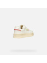 Geox Krémové dívčí tenisky Geox Lestrella