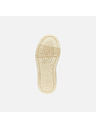 Geox Krémové dívčí tenisky Geox Lestrella