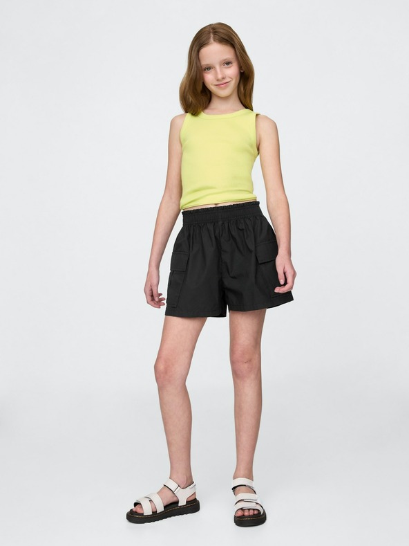 GAP Dětské popelínové cargo kraťasy GAP