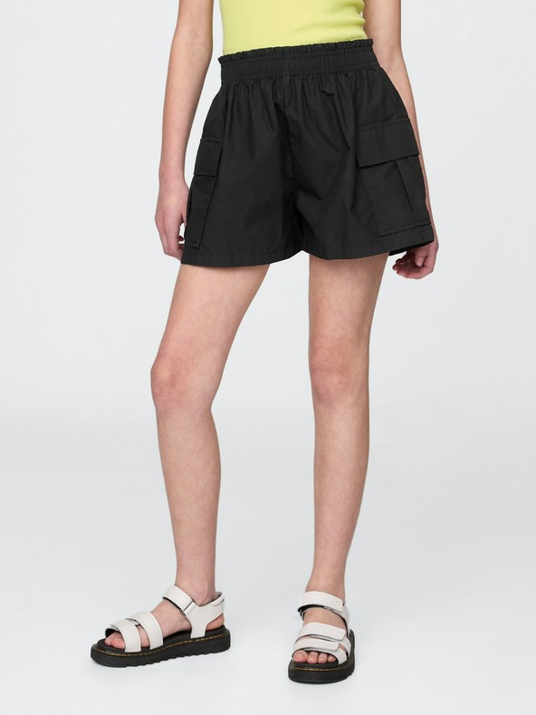 GAP Dětské popelínové cargo kraťasy GAP