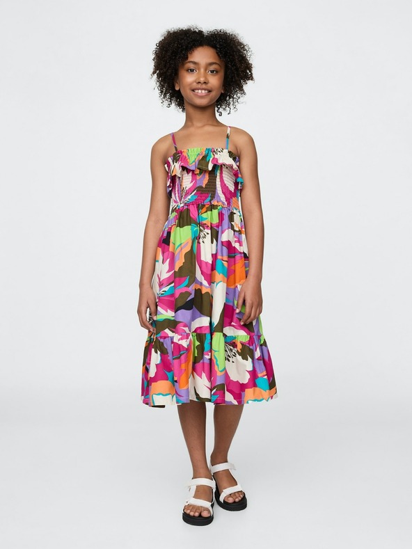 GAP Dětské šaty s volány GAP