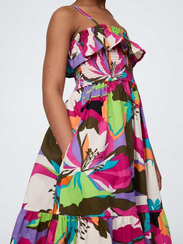 GAP Dětské šaty s volány GAP