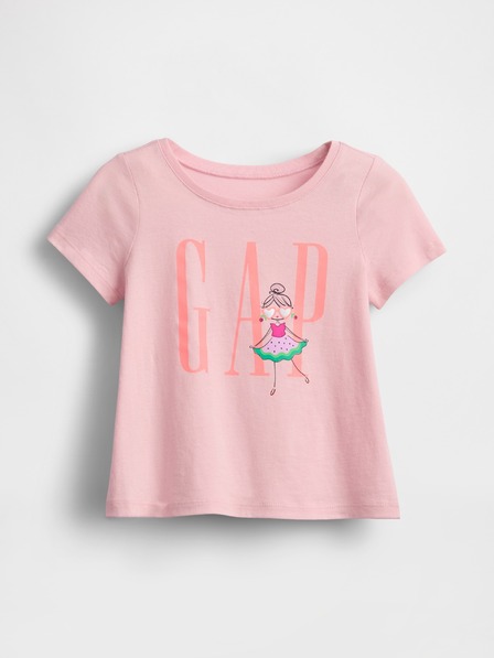 GAP Baby tričko s logem Gap