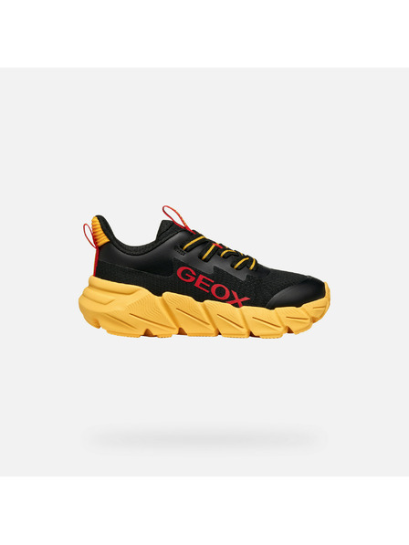 Geox Černé chlapecké tenisky Geox Flexyper Fast