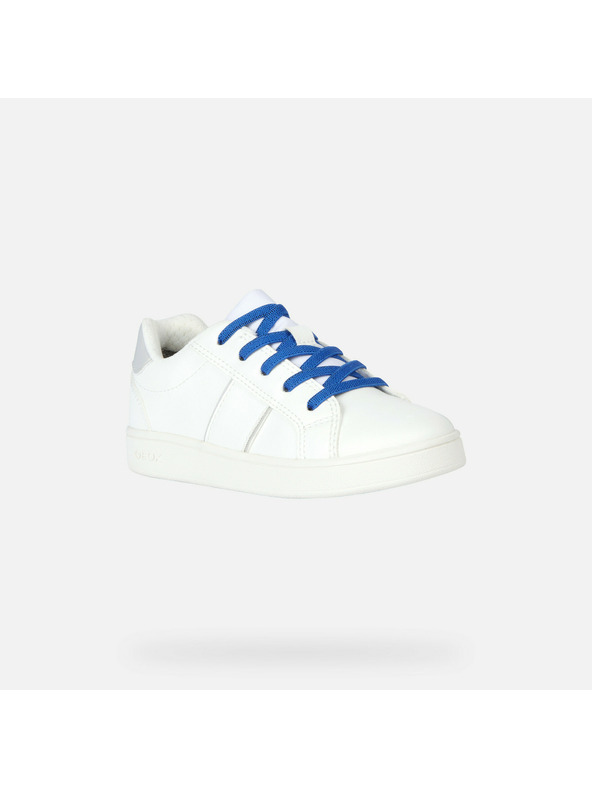 Geox Bílé chlapecké tenisky Geox Eclyper