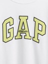 GAP Dětské oversize tričko Heavyweight Athletic Logo GAP