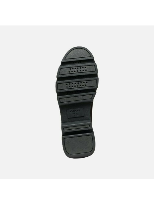 Geox Tmavě hnědé dámské mokasíny Geox Vilde