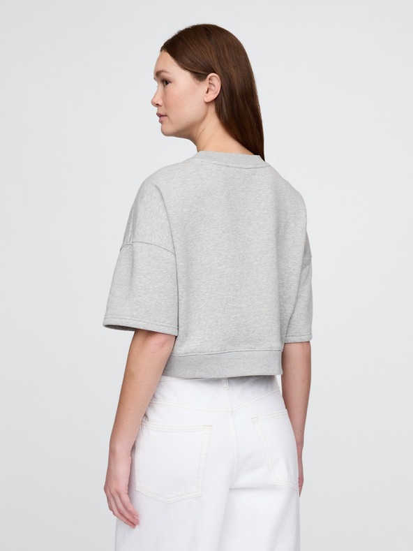 GAP Oversize crop mikina VintageSoft Americana GAP