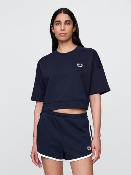 GAP Oversize crop mikina VintageSoft Americana GAP