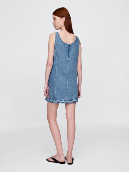 GAP Džínové mini šaty UltraSoft Americana GAP