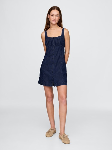 GAP Džínové mini šaty UltraSoft GAP