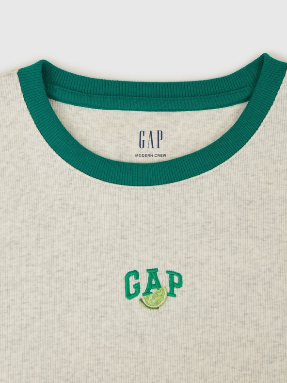 GAP Crop tričko s logem Americana GAP