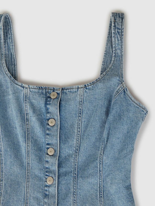 GAP Džínové maxi šaty GAP