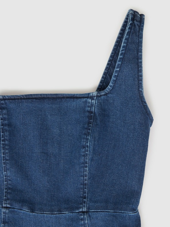 GAP Džínové midi šaty GAP