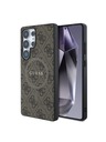 Guess Guess PU Leather 4G Colored Ring MagSafe Zadní Kryt pro Samsung Galaxy S25 Ultra Brown