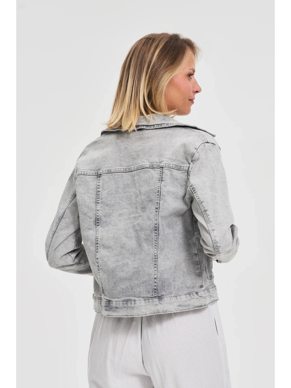 Moodo Šedá dámská bunda Moodo