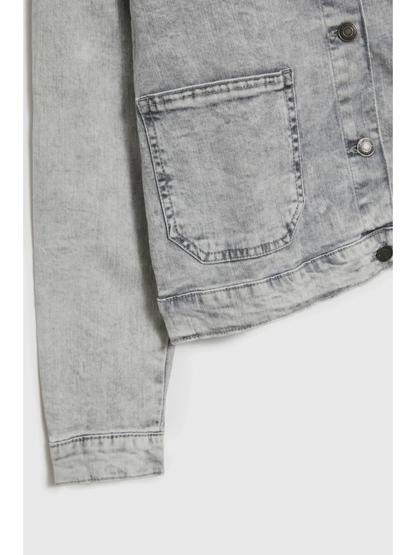 Moodo Šedá dámská bunda Moodo