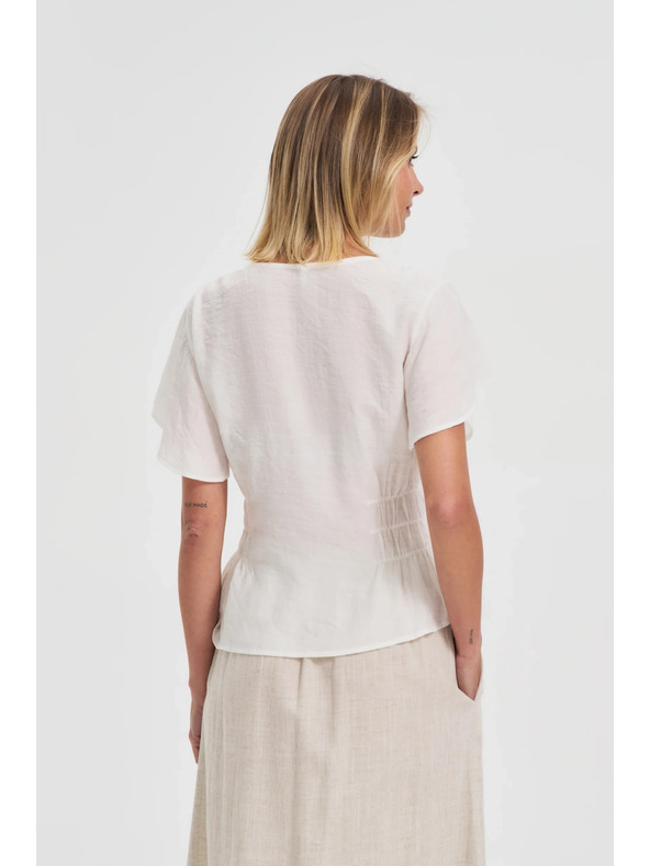 Moodo Bílá dámská košile Moodo