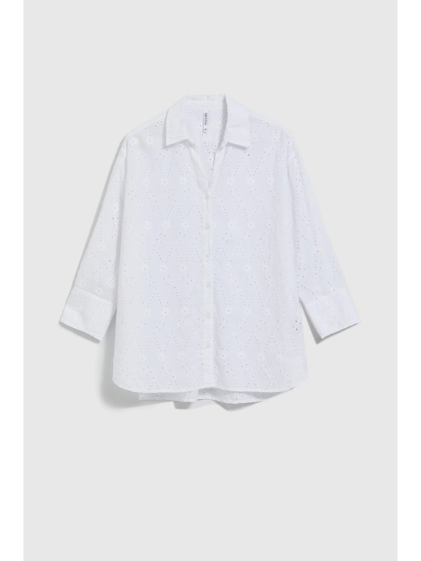 Moodo Bílá dámská madeira košile Moodo