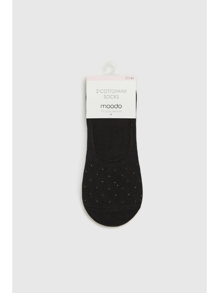 Moodo Černé dámské ponožky Moodo