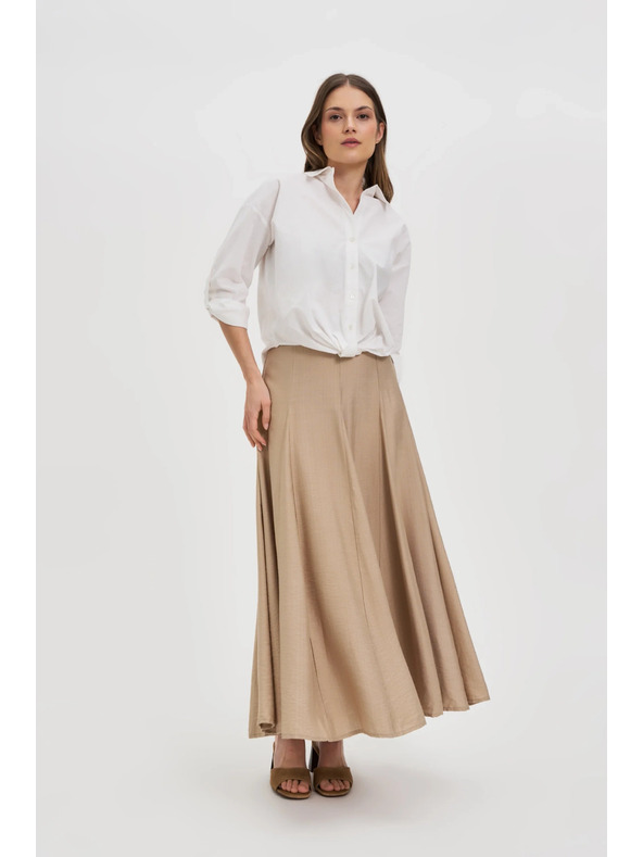 Moodo Béžová dámská sukně Moodo
