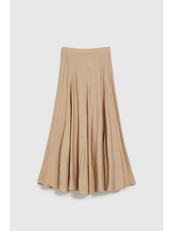 Moodo Béžová dámská sukně Moodo