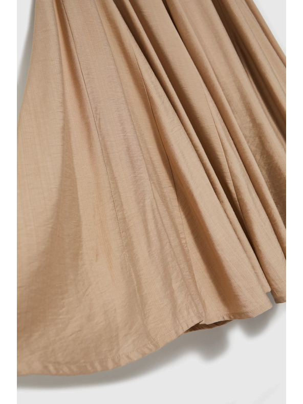 Moodo Béžová dámská sukně Moodo