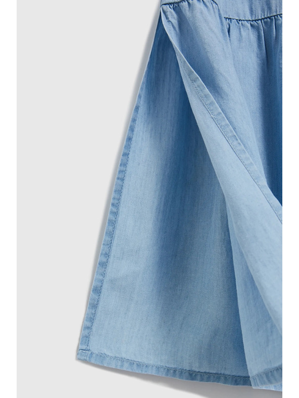 Moodo Světle modrá dámská sukně Moodo