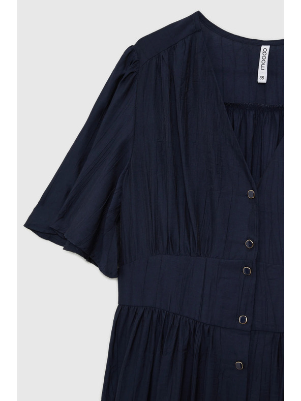 Moodo Tmavě modré dámské šaty Moodo