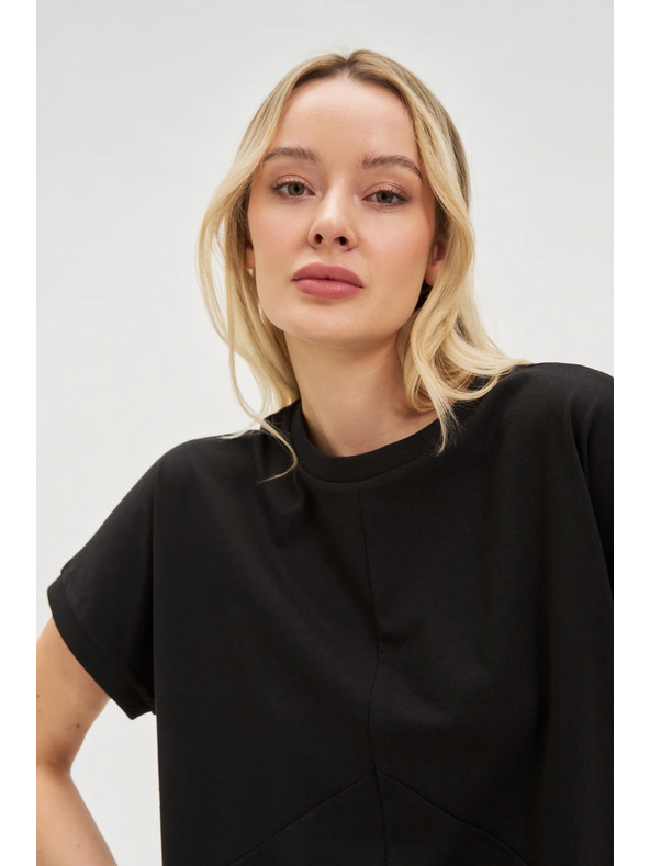 Moodo Černé dámské tričko Moodo