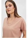 Moodo Světle hnědé dámské tričko Moodo