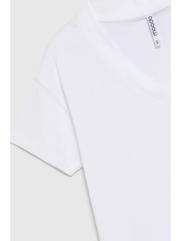 Moodo Bílé dámské tričko Moodo