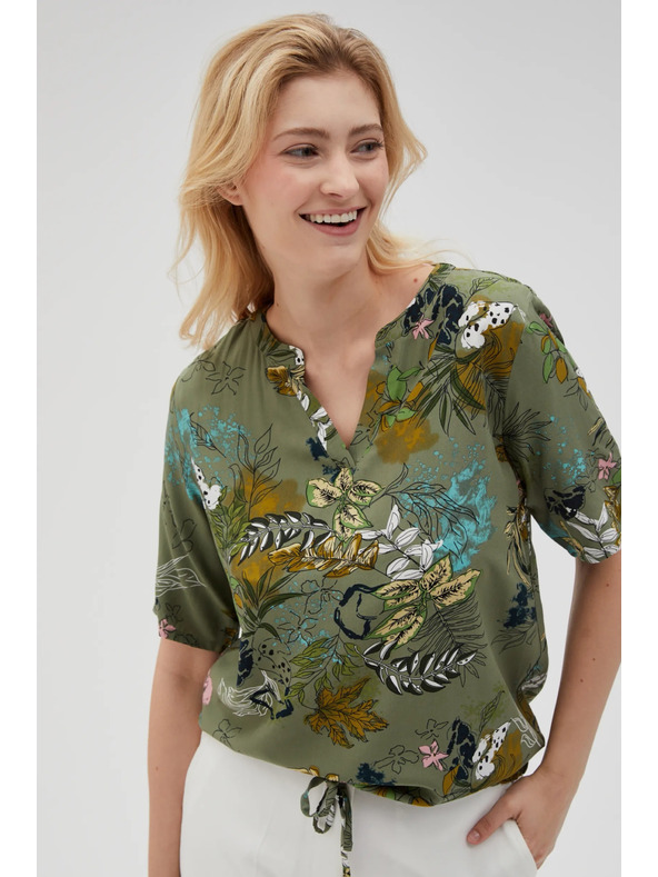 Moodo Olivová dámská košile