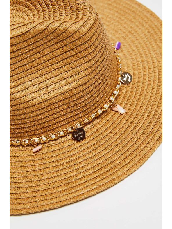 Moodo Béžový dámský klobouk