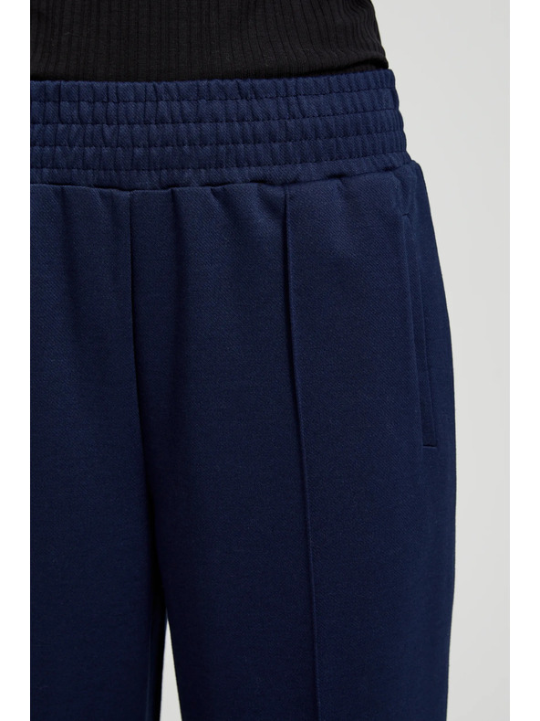 Moodo Tmavě modré dámské kalhoty