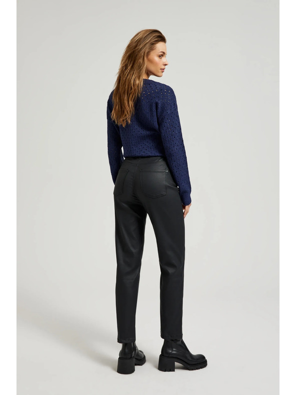 Moodo Černé dámské kalhoty