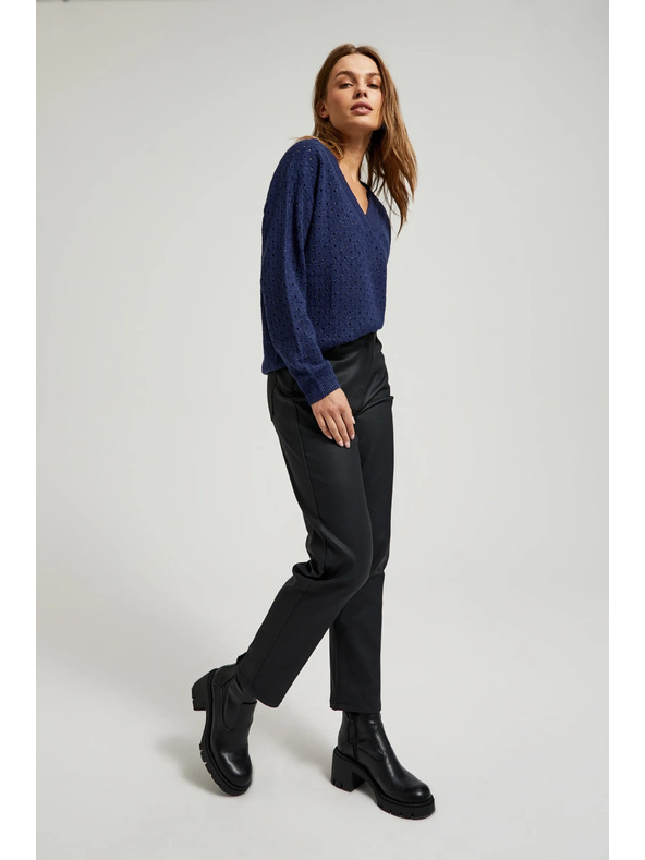 Moodo Černé dámské kalhoty