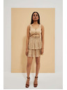 Moodo Béžová dámská sukně