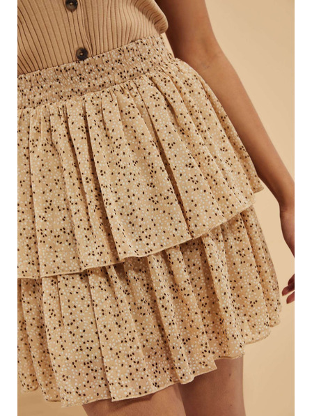 Moodo Béžová dámská sukně