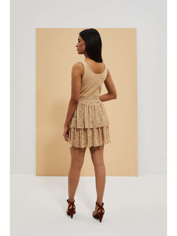 Moodo Béžová dámská sukně