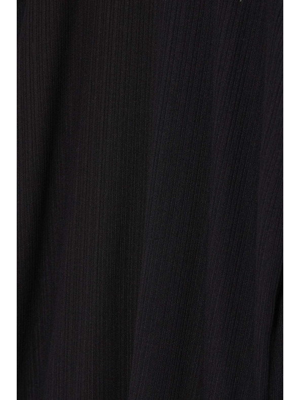 Moodo Černé dámské triko s dlouhým rukávem