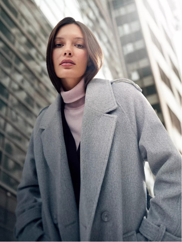 Moodo Šedá dámská bunda