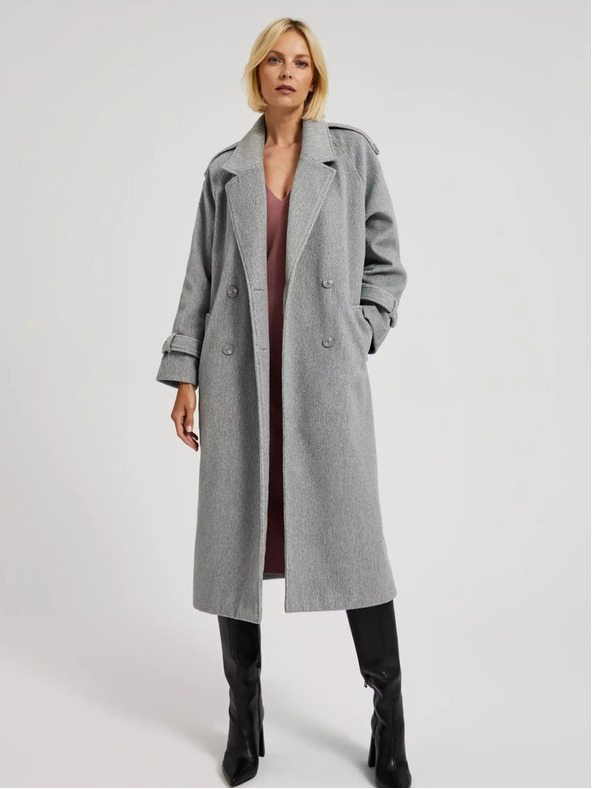 Moodo Šedá dámská bunda