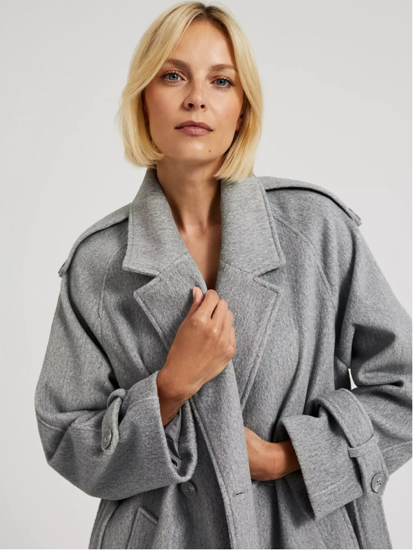 Moodo Šedá dámská bunda