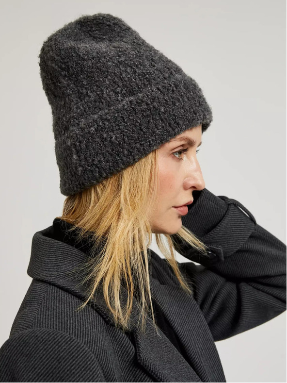 Moodo Šedá dámská čepice