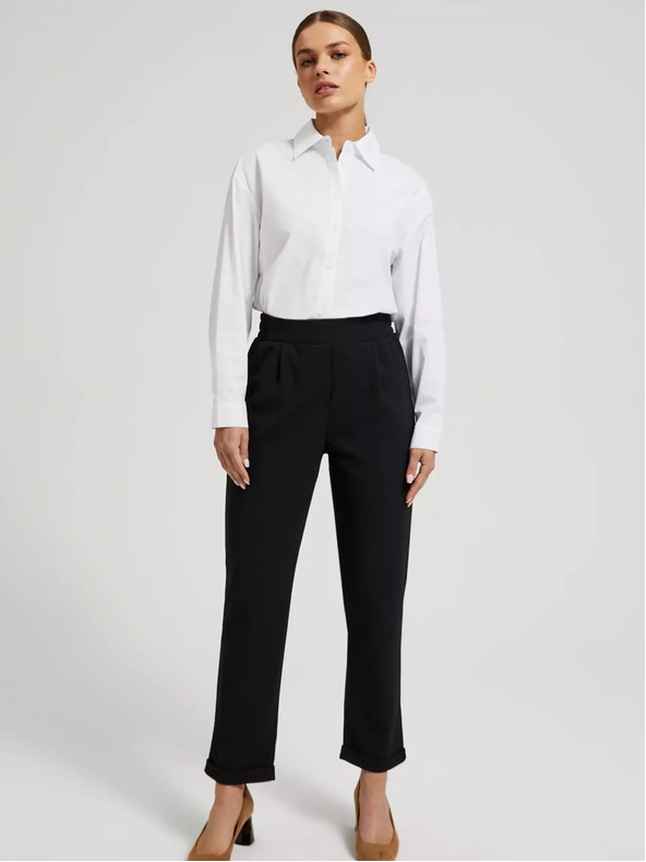 Moodo Černé dámské kalhoty