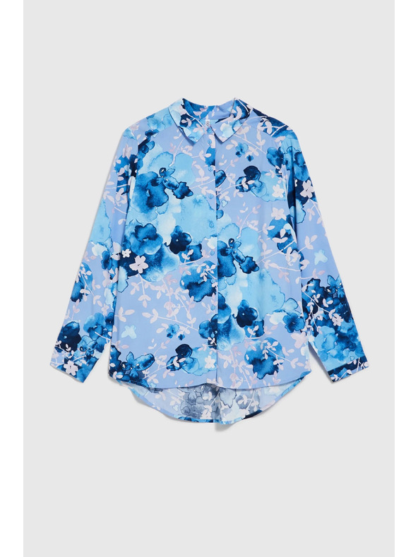 Moodo Tmavě modrá dámská košile