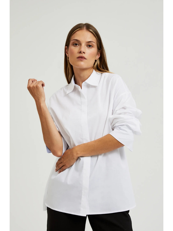 Moodo Bílá dámská košile